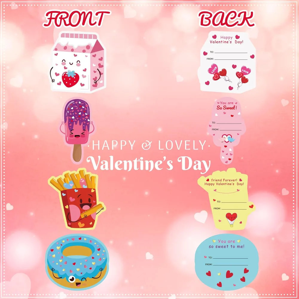 OHOME 204 PCS Valentines Day Stickers & Cards, view 5