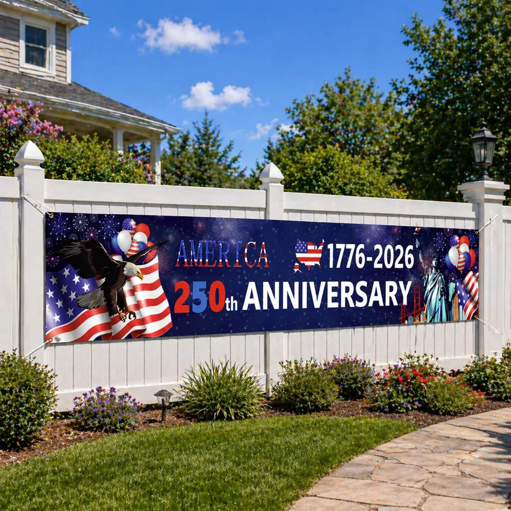 OHOME 250th Anniversary Decorations 1776-2026 American Anniversary