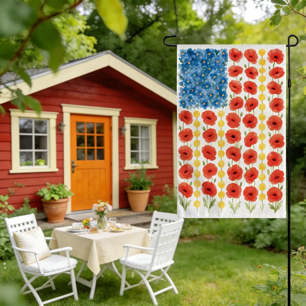 OHOME 250th Anniversary Decorations Spring Garden Flag for Fall, view 3
