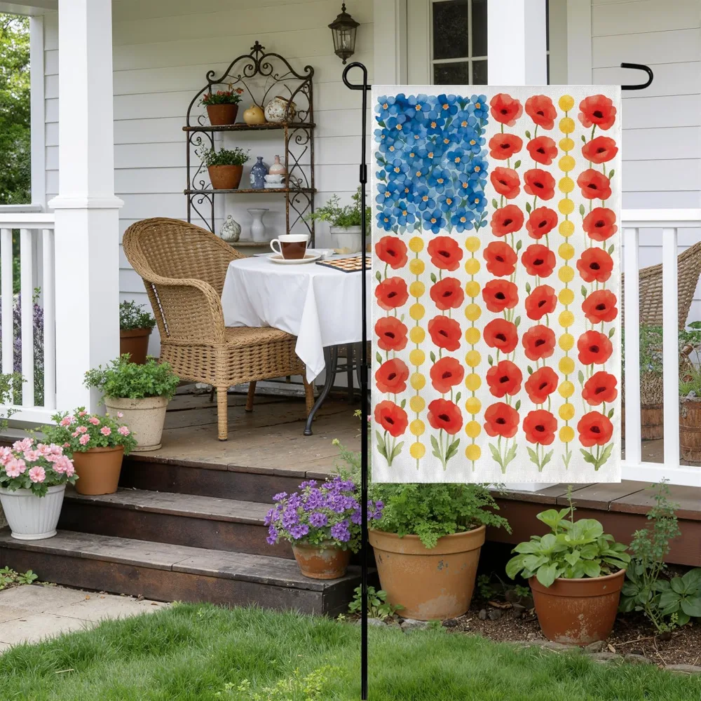 OHOME 250th Anniversary Decorations Spring Garden Flag for Fall, view 4