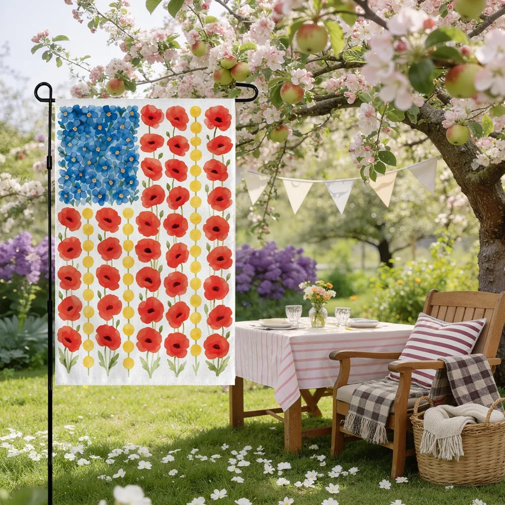 OHOME 250th Anniversary Decorations Spring Garden Flag for Fall, view 5