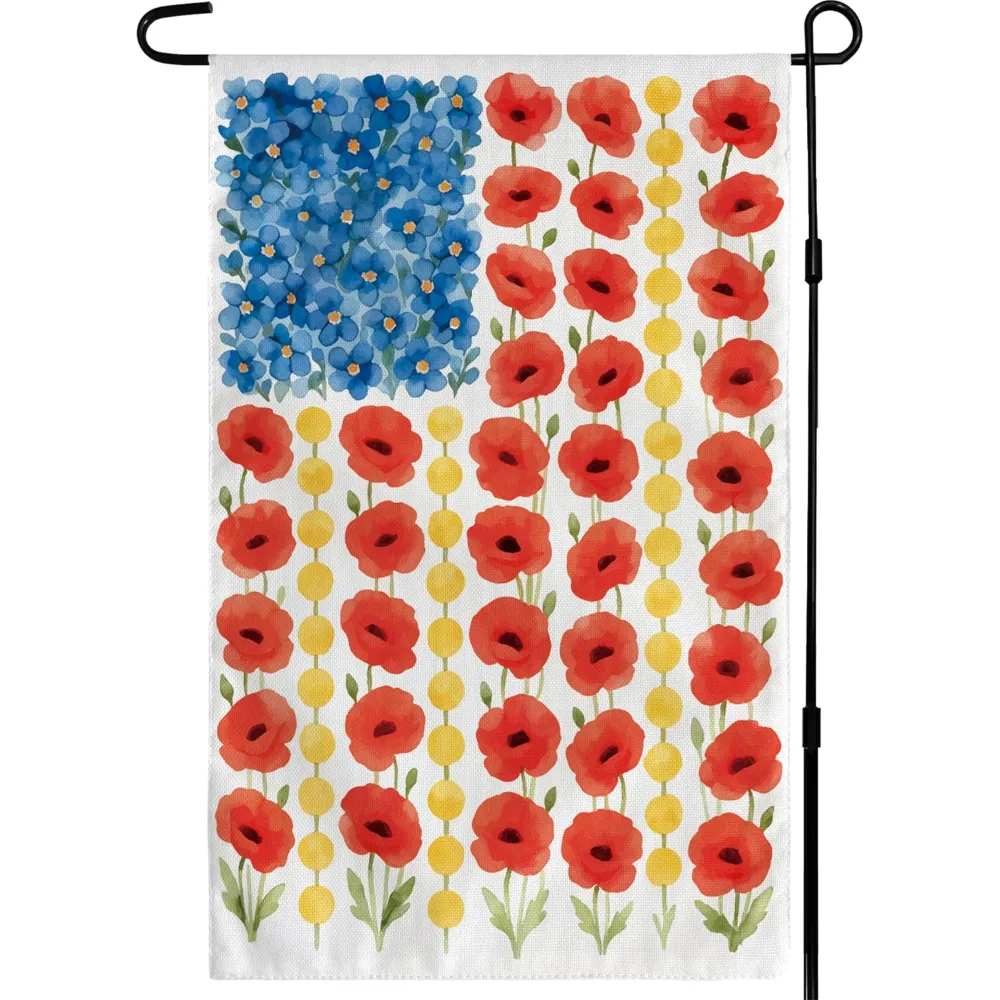 OHOME 250th Anniversary Decorations Spring Garden Flag for Fall