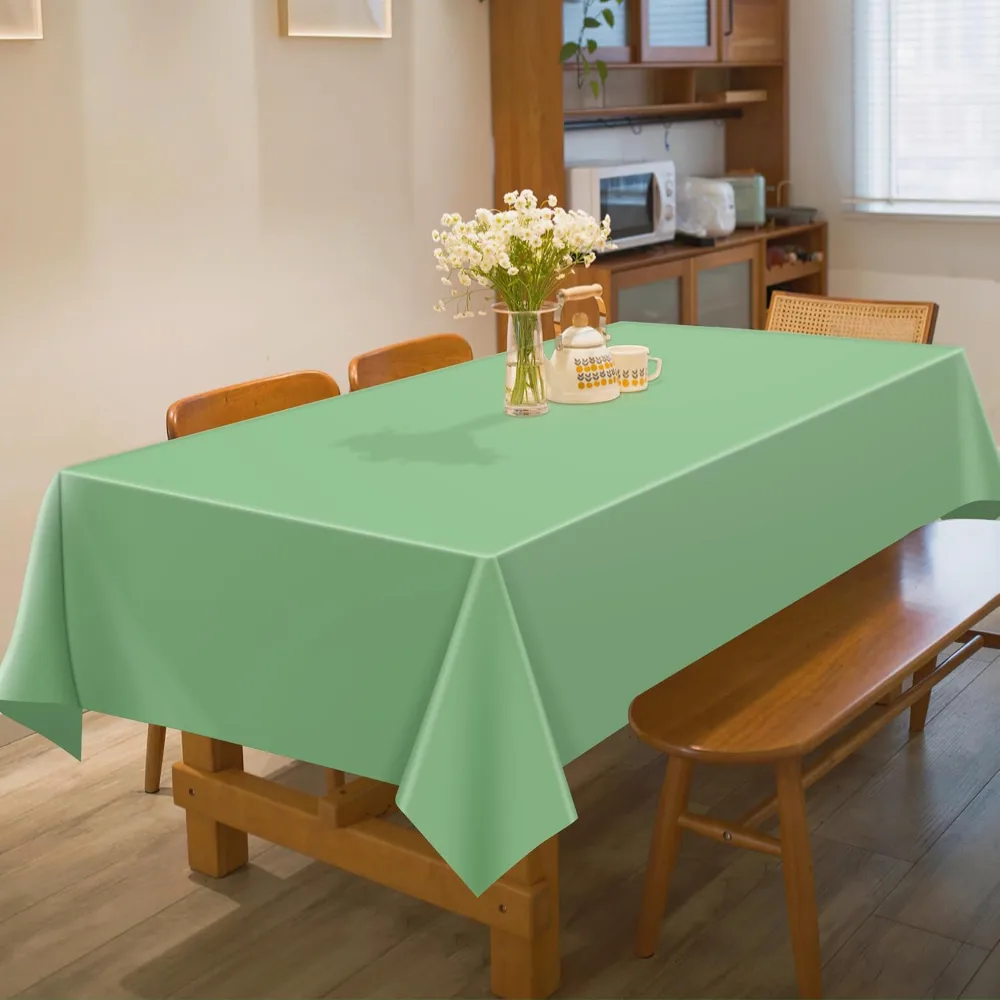 OHOME 3 Pack Sage Green Tablecloth, view 5