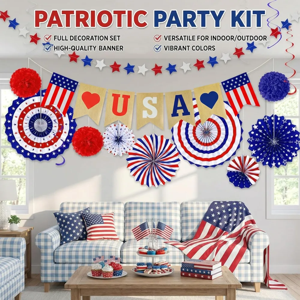 OHOME 4th of July Decorations, view 5