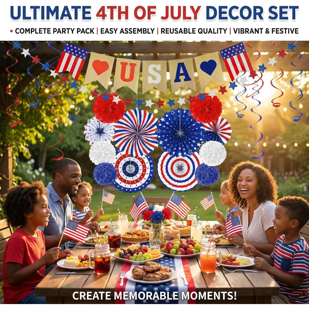 OHOME 4th of July Decorations, view 6
