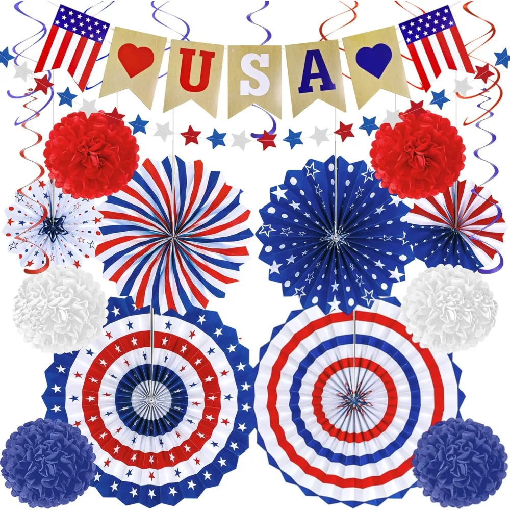 OHOME 4th of July Decorations