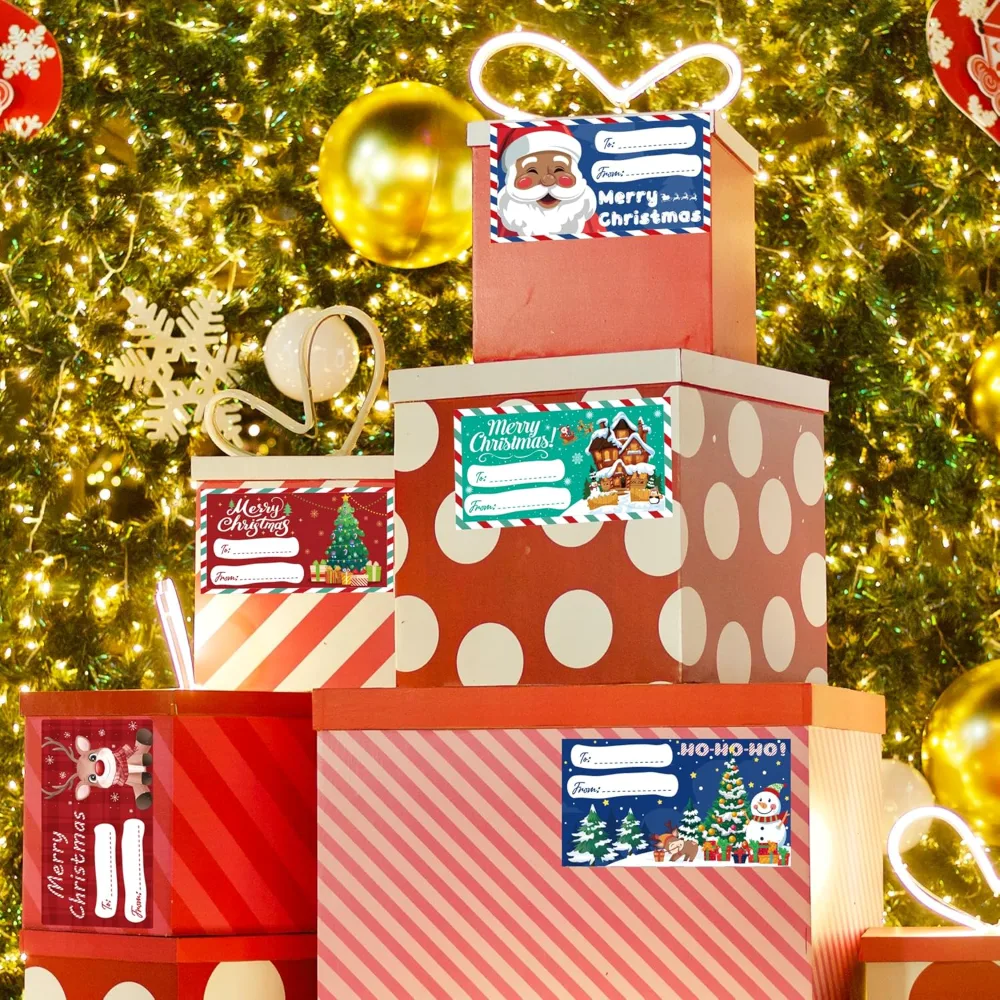 OHOME 500 PCS Christmas Gift Tags, view 5