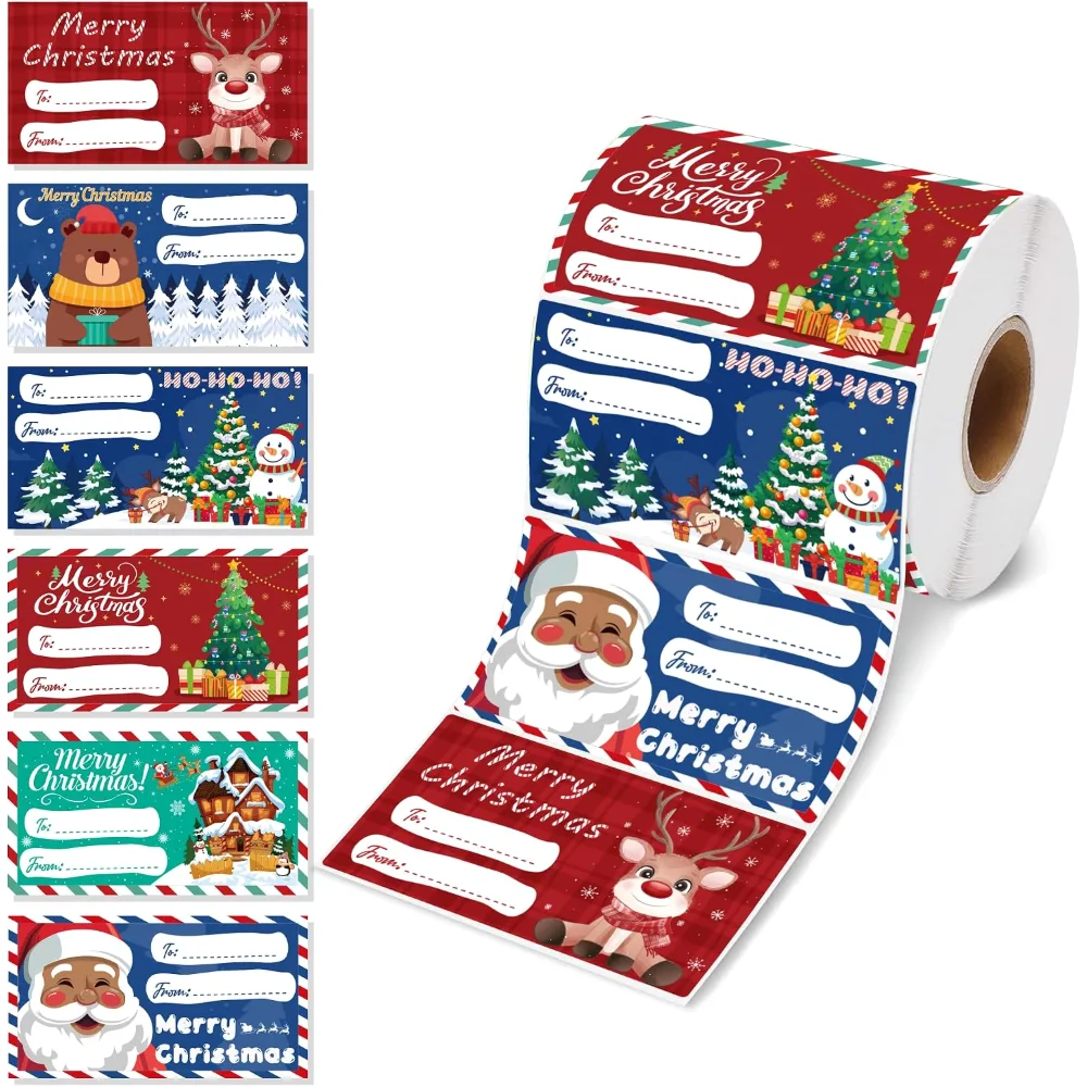 OHOME 500 PCS Christmas Gift Tags