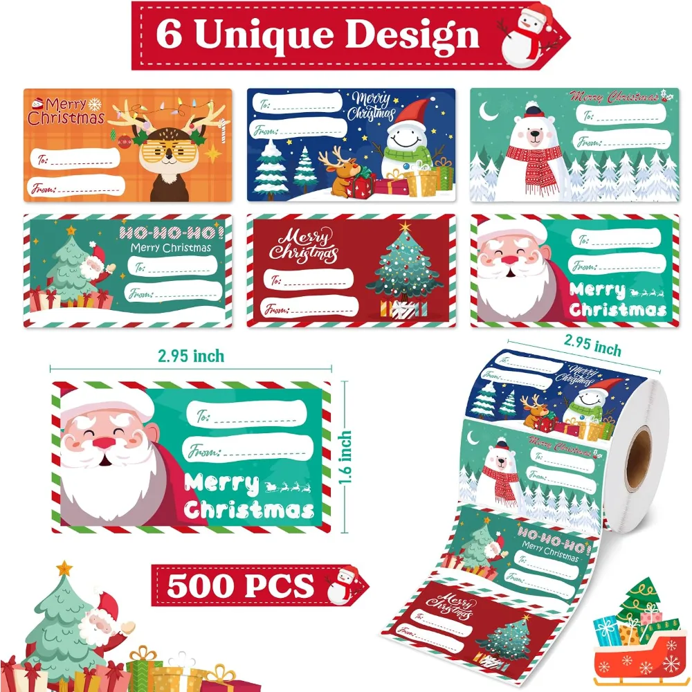 OHOME 500 PCS Tags Gift Tags for Women Men Mom, view 2