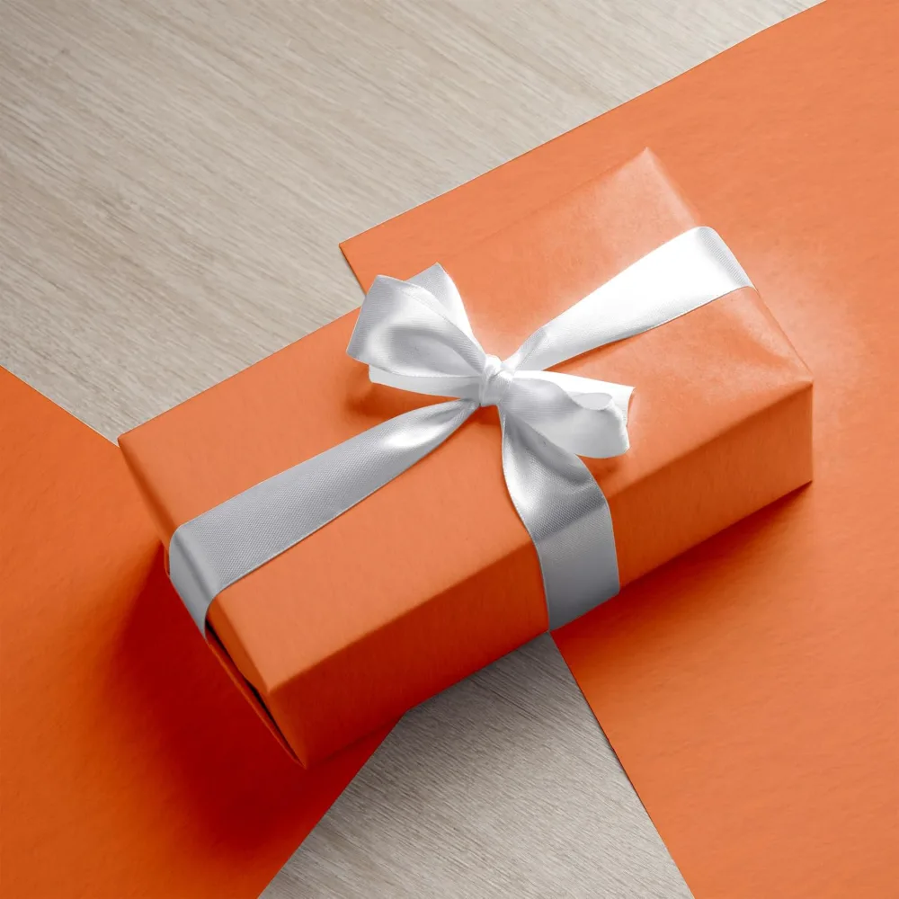 Orange Tissue Paper 100 Sheets Fall Decorations for Home, view 3