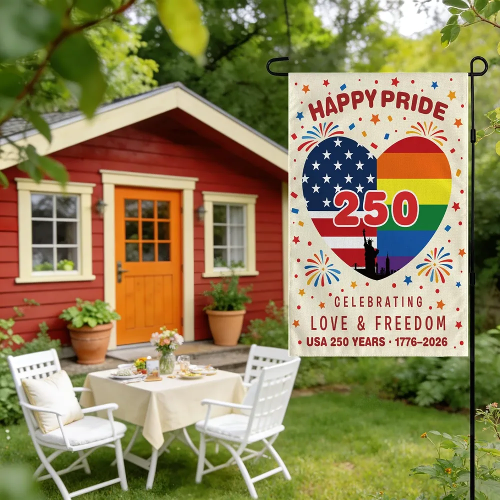 Pride Decorations 4th of July Garden Flag, view 3