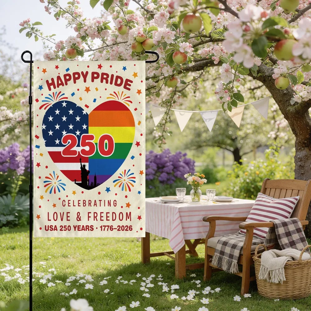 Pride Decorations 4th of July Garden Flag, view 5