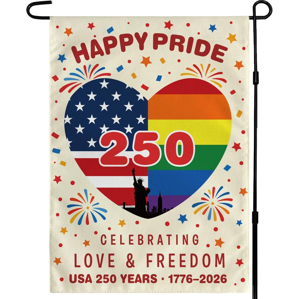 Pride Decorations 4th of July Garden Flag