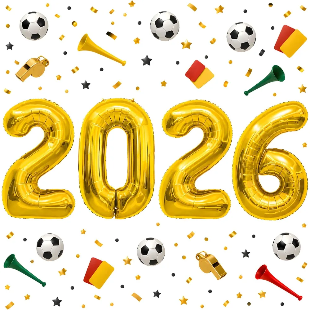 Soccer Party Decorations for World Game Cup 2026-2026 Numbers