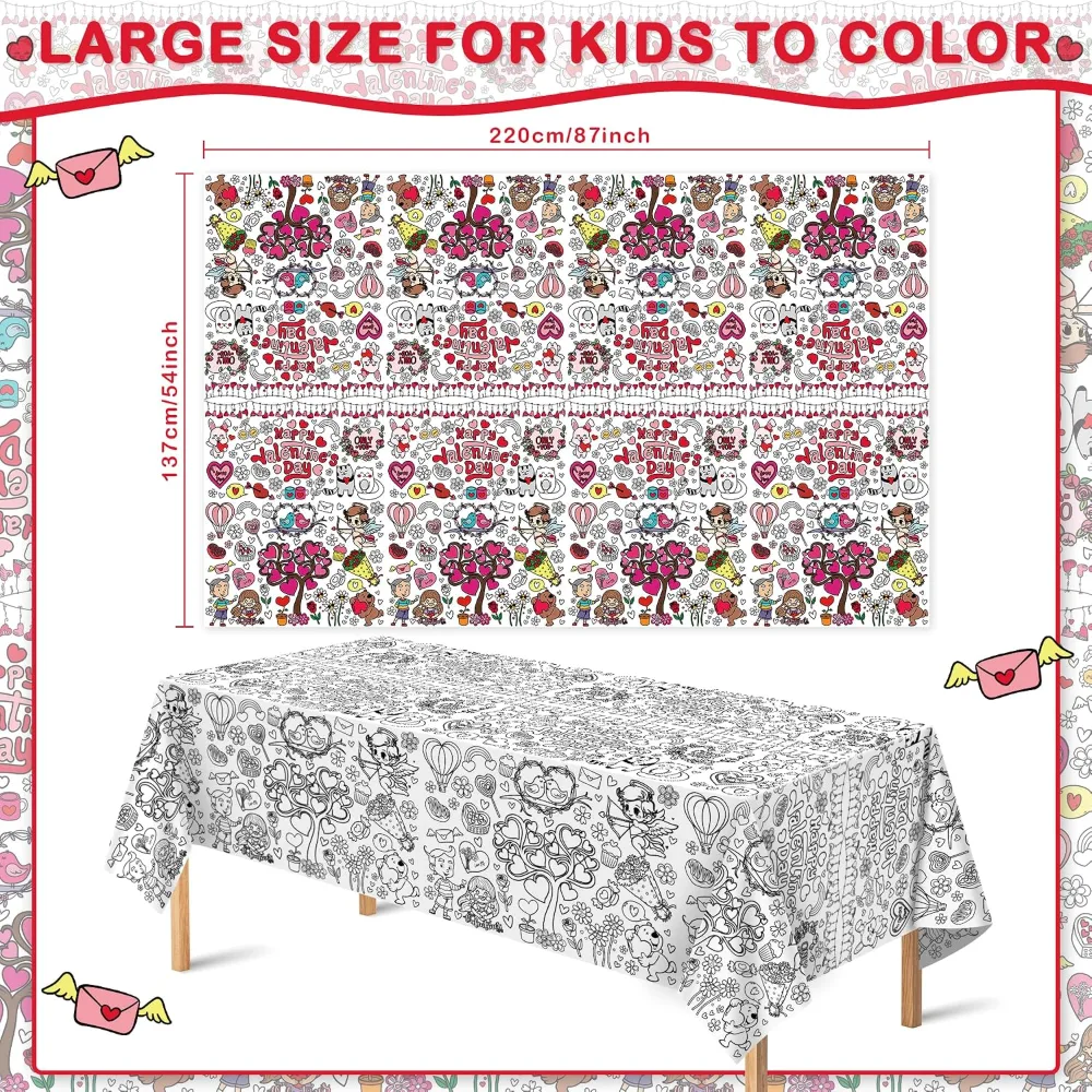 St Patricks Day Coloring Tablecloth, view 2