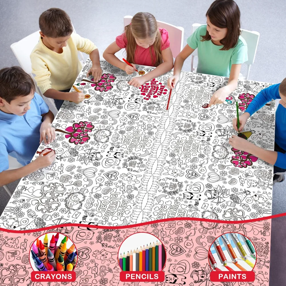 St Patricks Day Coloring Tablecloth, view 6