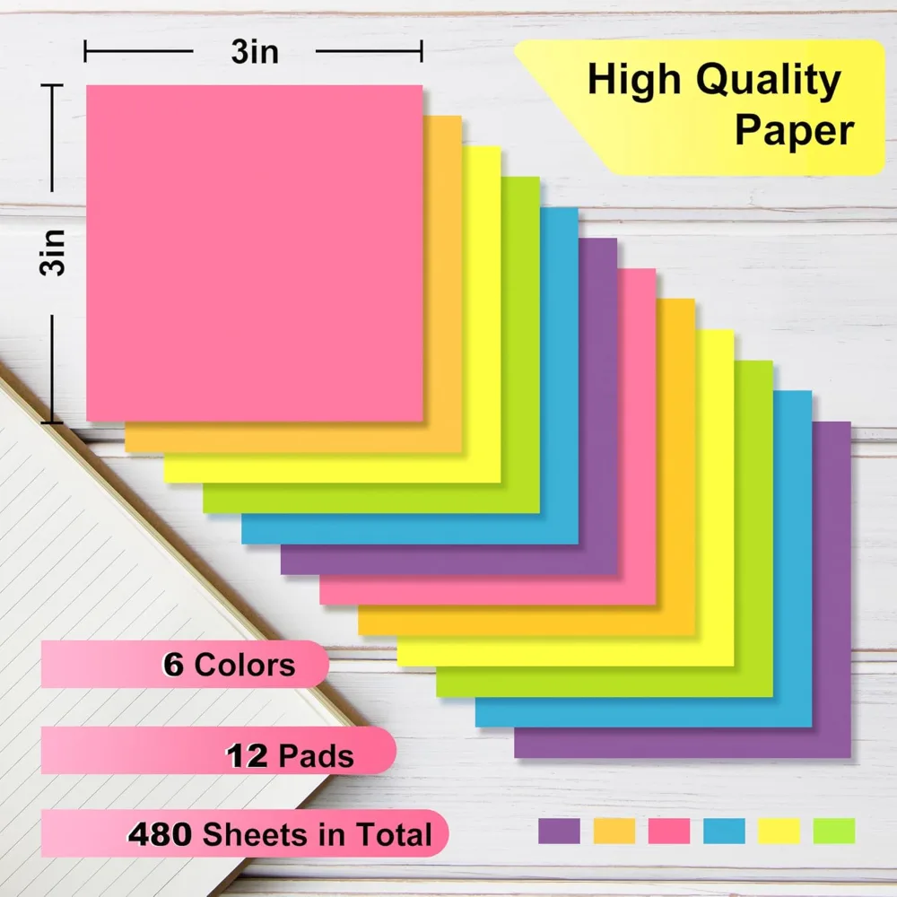 Sticky Notes 12 Pads, view 2