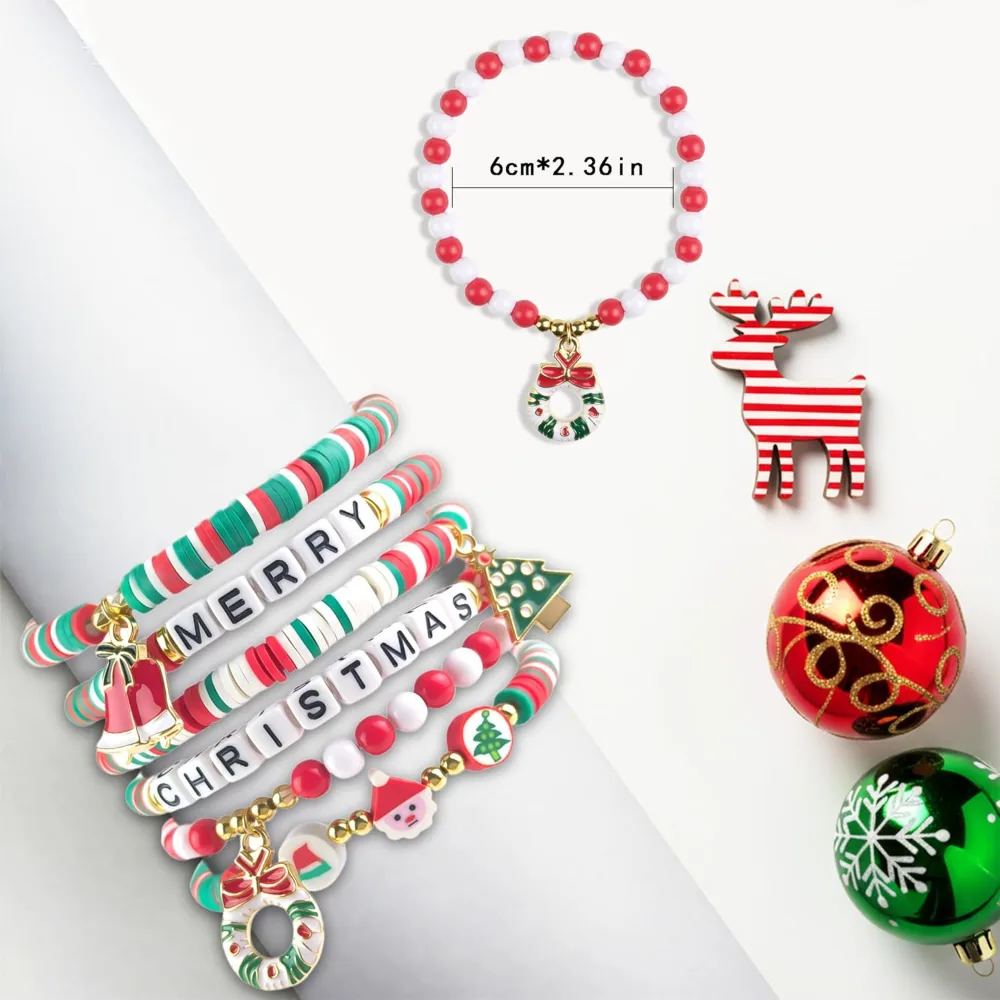 Stocking Stuffers 6 Pack Bracelets for Teen Girls Women, view 2