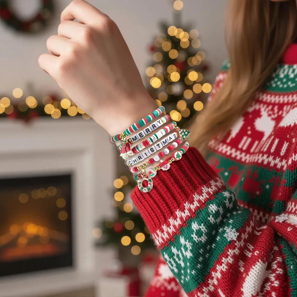 Stocking Stuffers 6 Pack Bracelets for Teen Girls Women, view 3