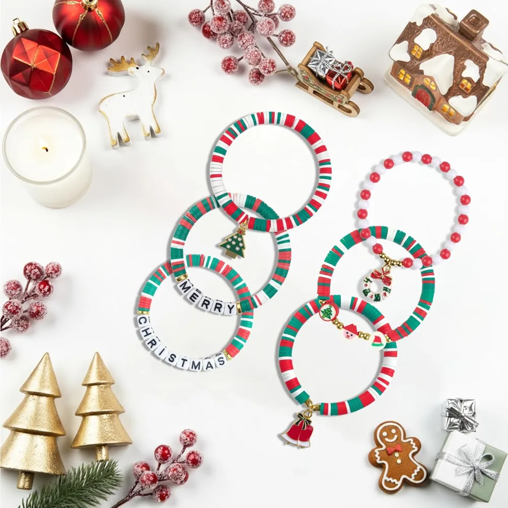 Stocking Stuffers 6 Pack Bracelets for Teen Girls Women, view 4