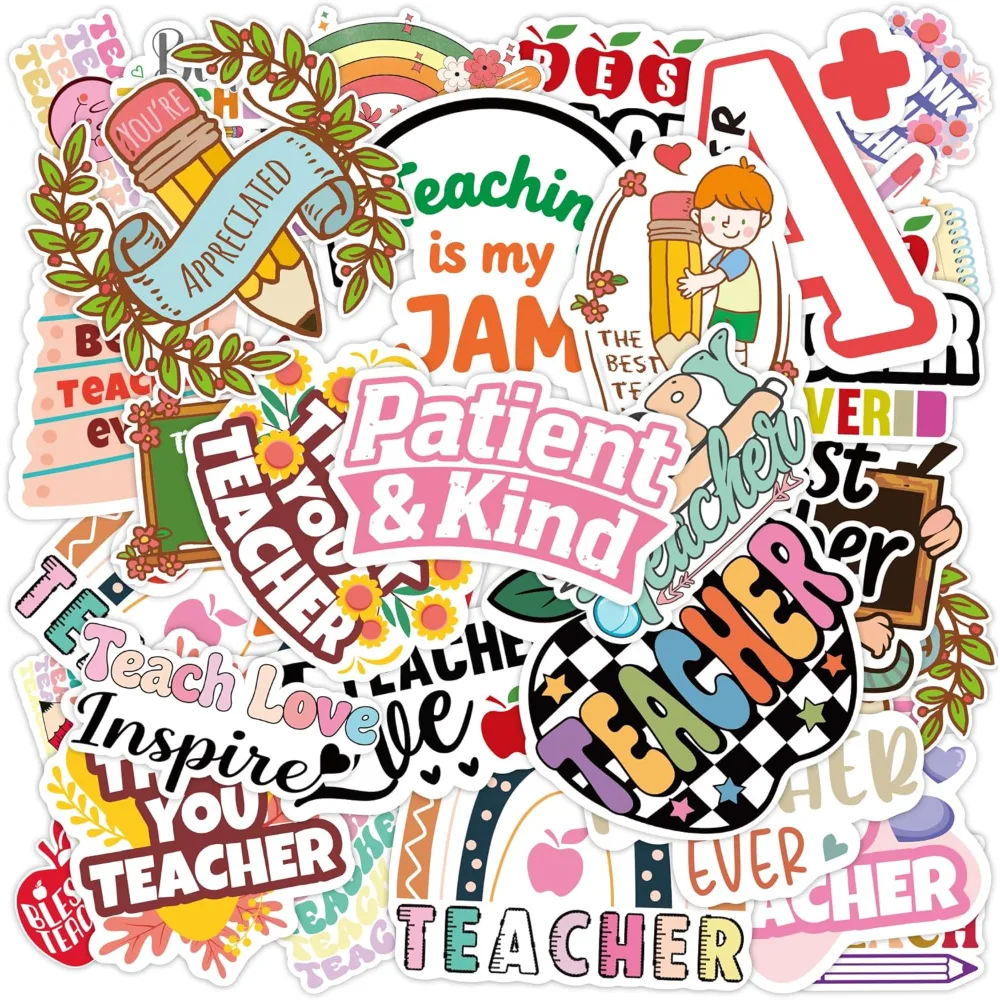 Teacher Appreciation Gifts 100 PCS Funny Teacher Stickers