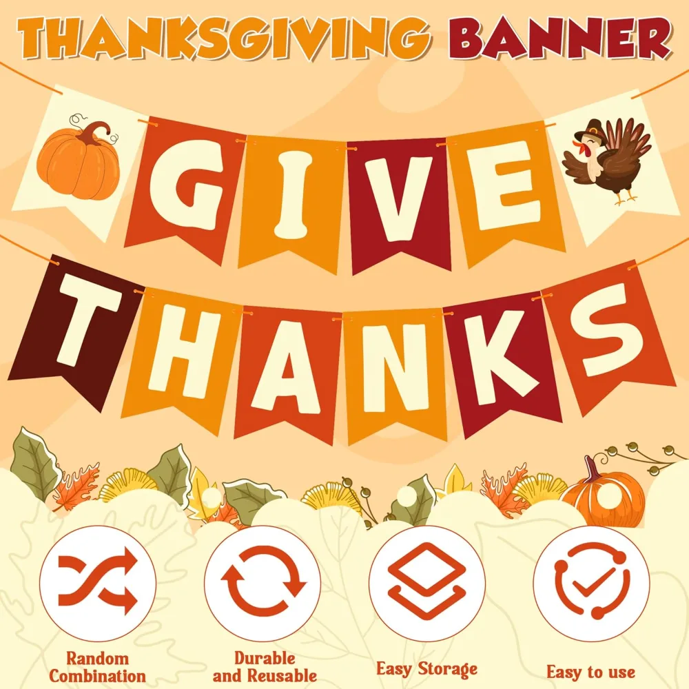 Thanksgiving Bingo with Thanksgiving Banner, view 4