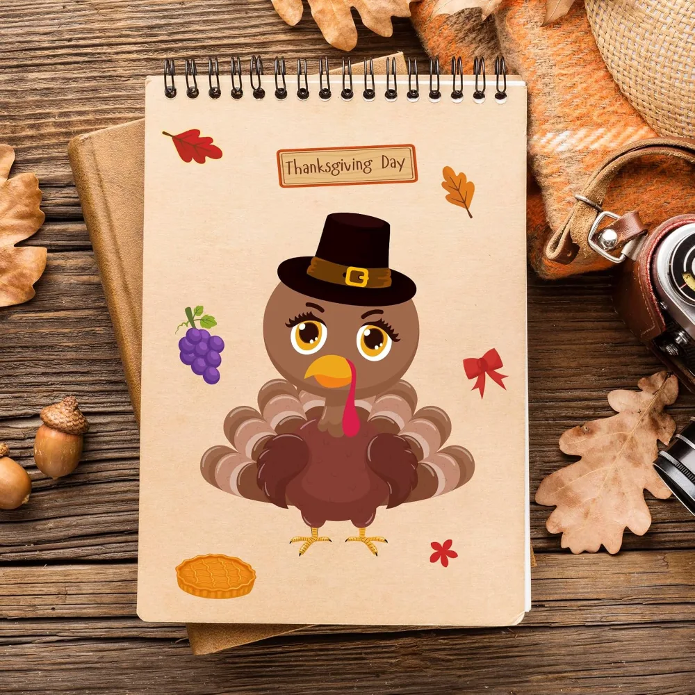 Thanksgiving Bingo with Thanksgiving Stickers, view 6