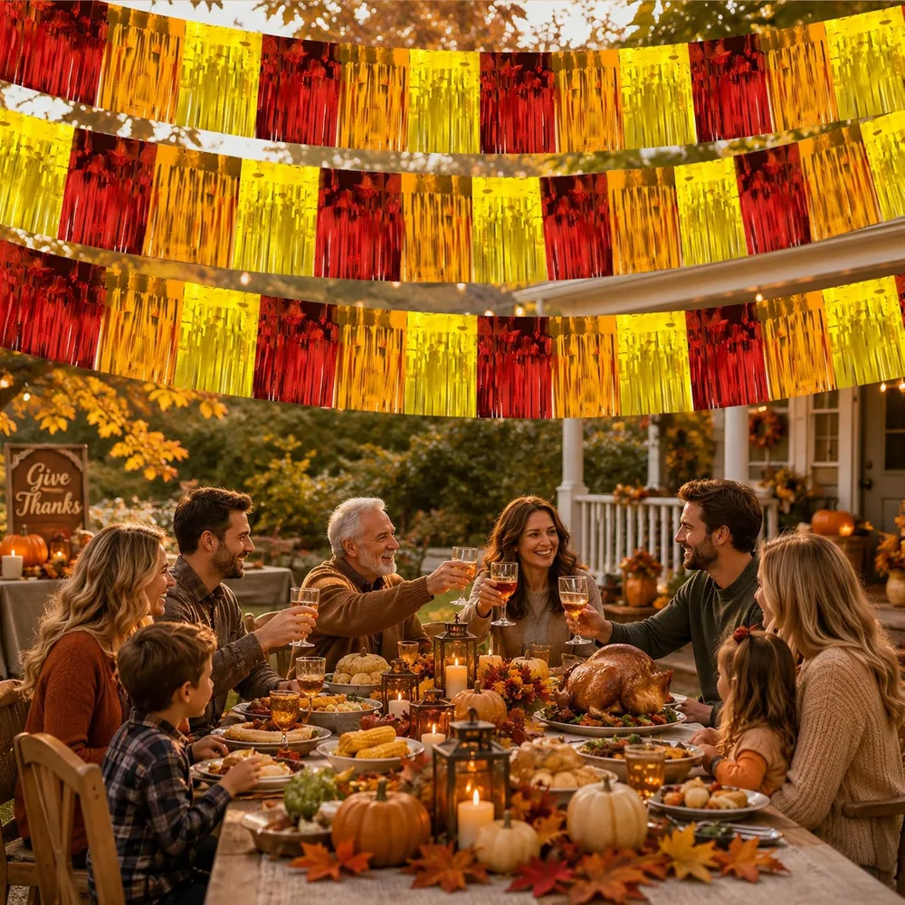 Thanksgiving Decorations 2 PCS Thanksgiving Banner Streamers, view 4