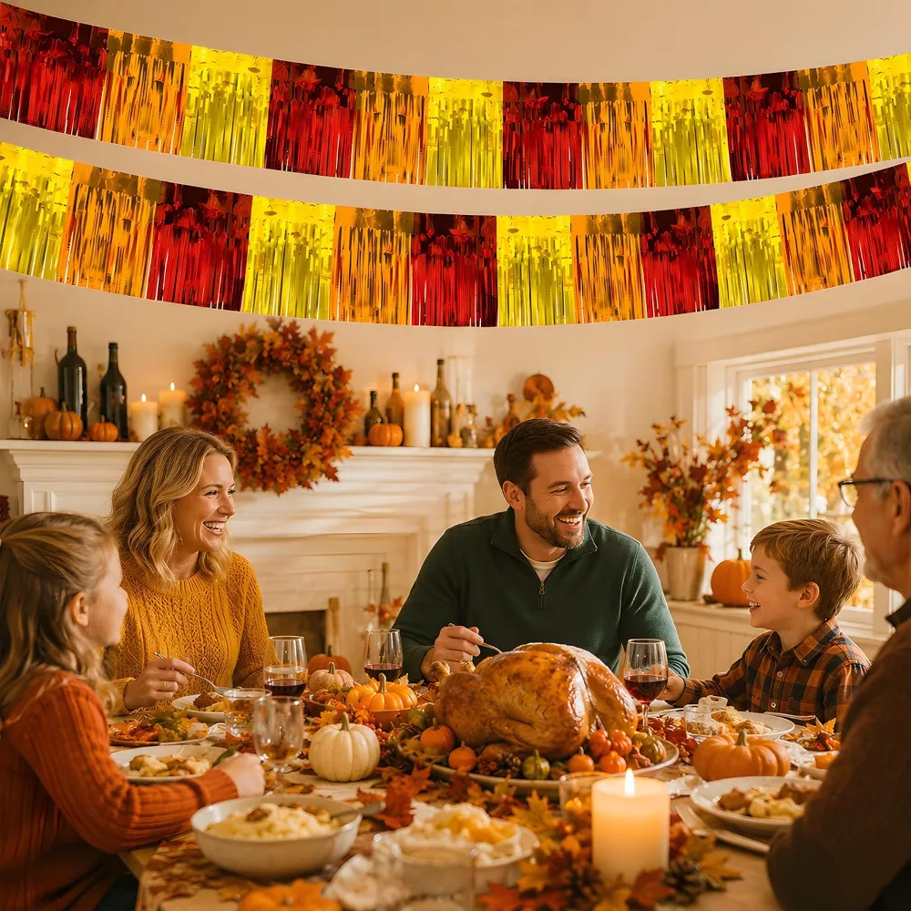 Thanksgiving Decorations 2 PCS Thanksgiving Banner Streamers, view 6