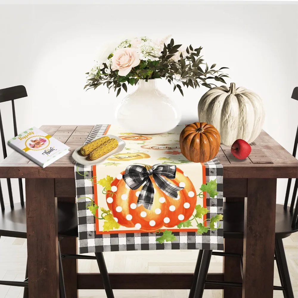 Thanksgiving Decorations Thanksgiving Table Runner, view 4