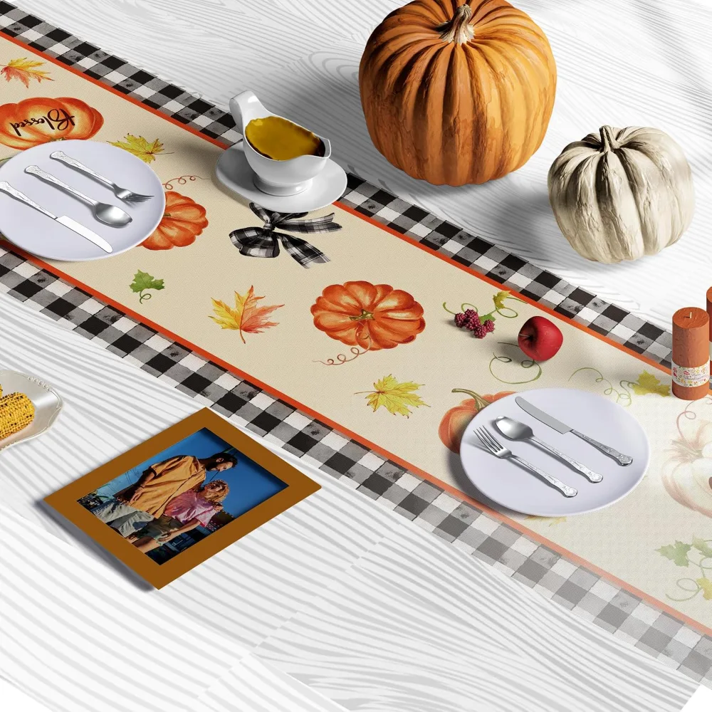Thanksgiving Decorations Thanksgiving Table Runner, view 6