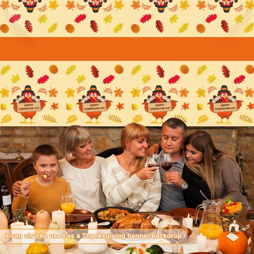 Thanksgiving Decorations Thanksgiving Tablecloth, view 5