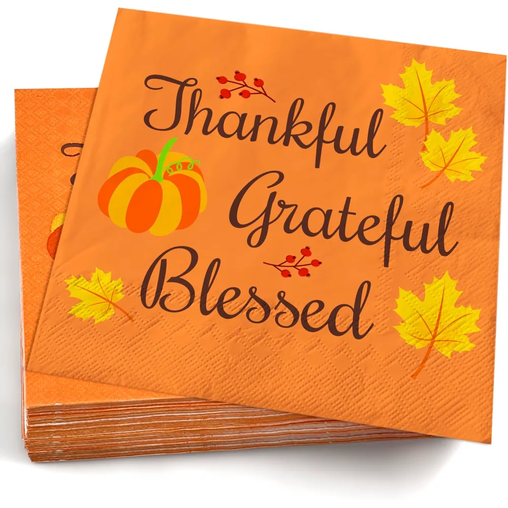 Thanksgiving Napkins Thanksgiving Table Decor for Indoor