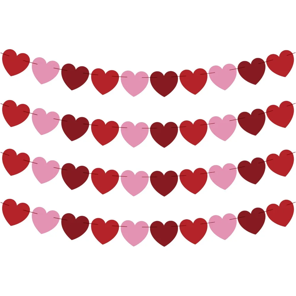 Valentines Day Decorations Heart Valentines Garland