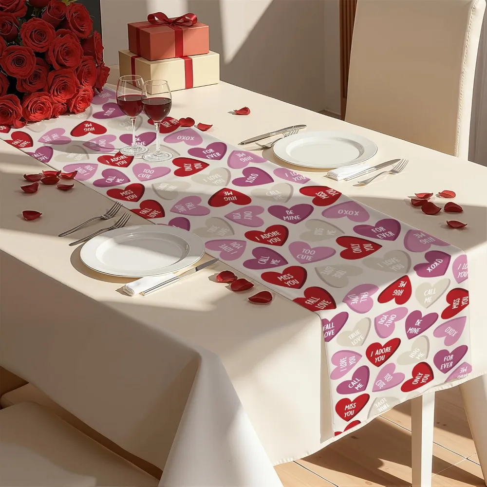 Valentines Day Decorations Valentines Table Runner, view 4
