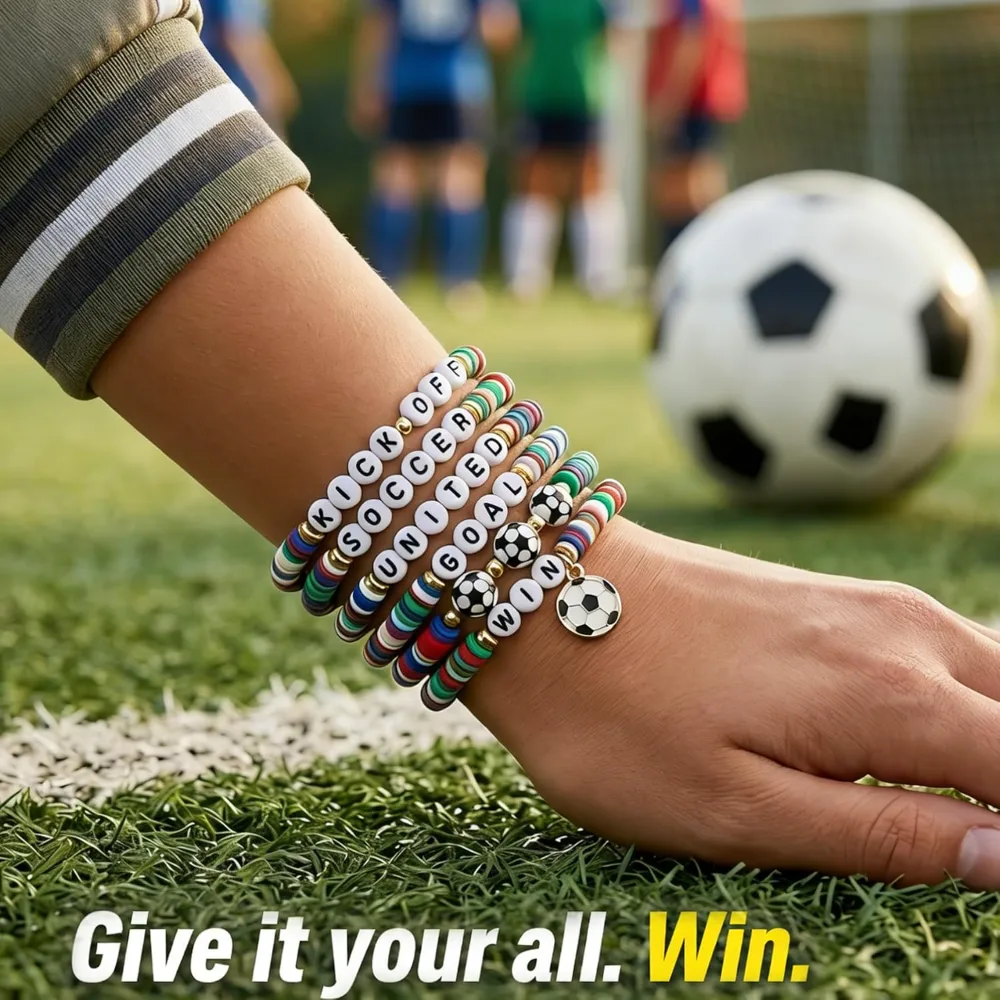 World Game Cup Soccer Jersey 2026-6 Pack USA Soccer Bracelets, view 5