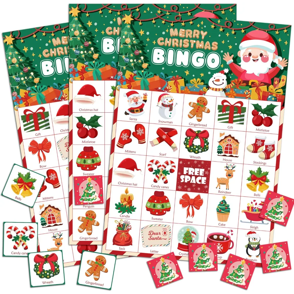Xmas Giant Coloring Poster with Christmas Bingo