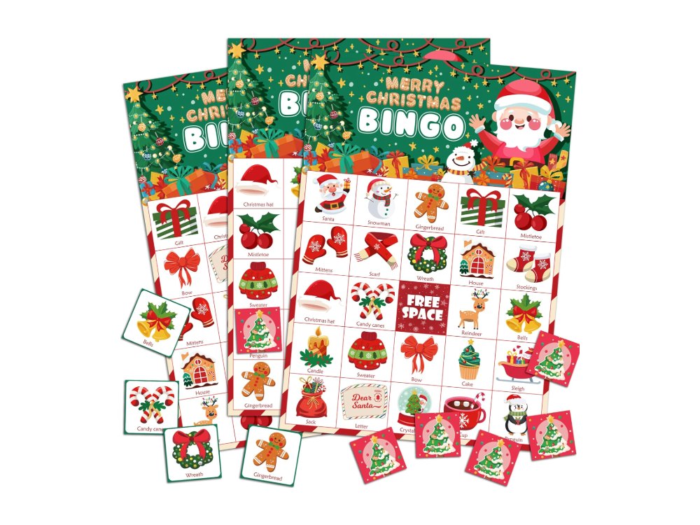 Christmas Games Xmas Bingo for Kids