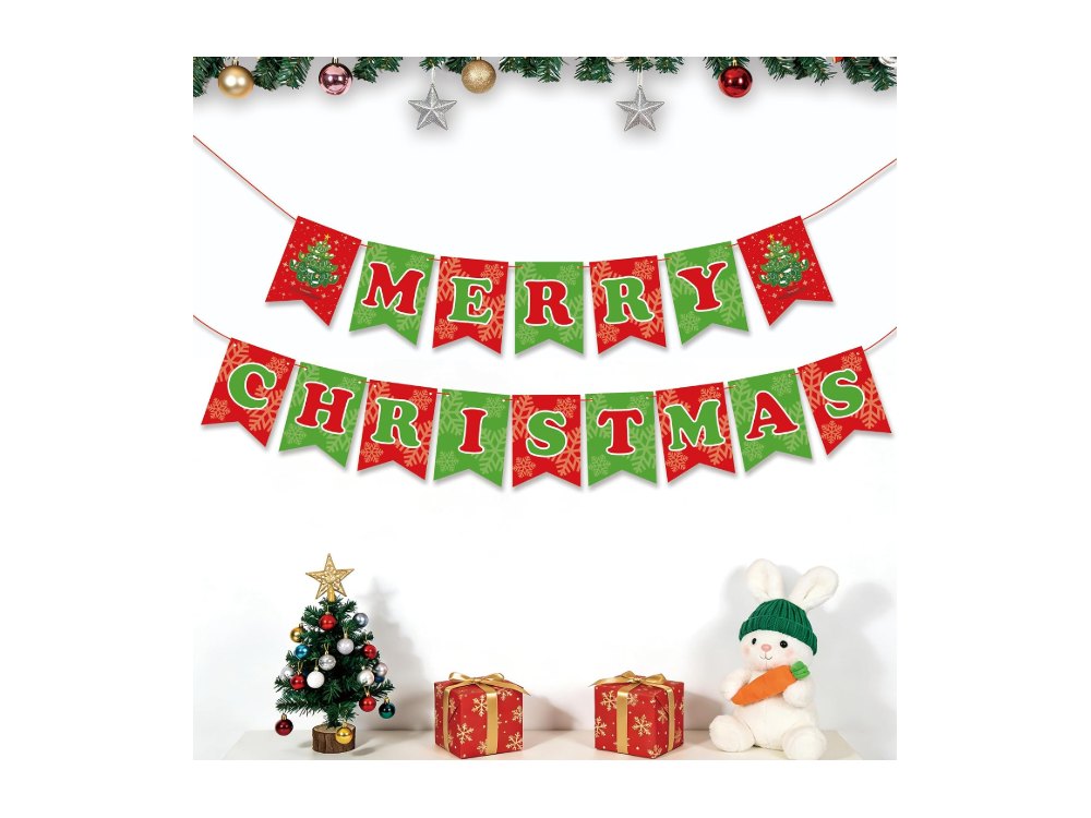 Christmas Party Decorations Merry Christmas Banner