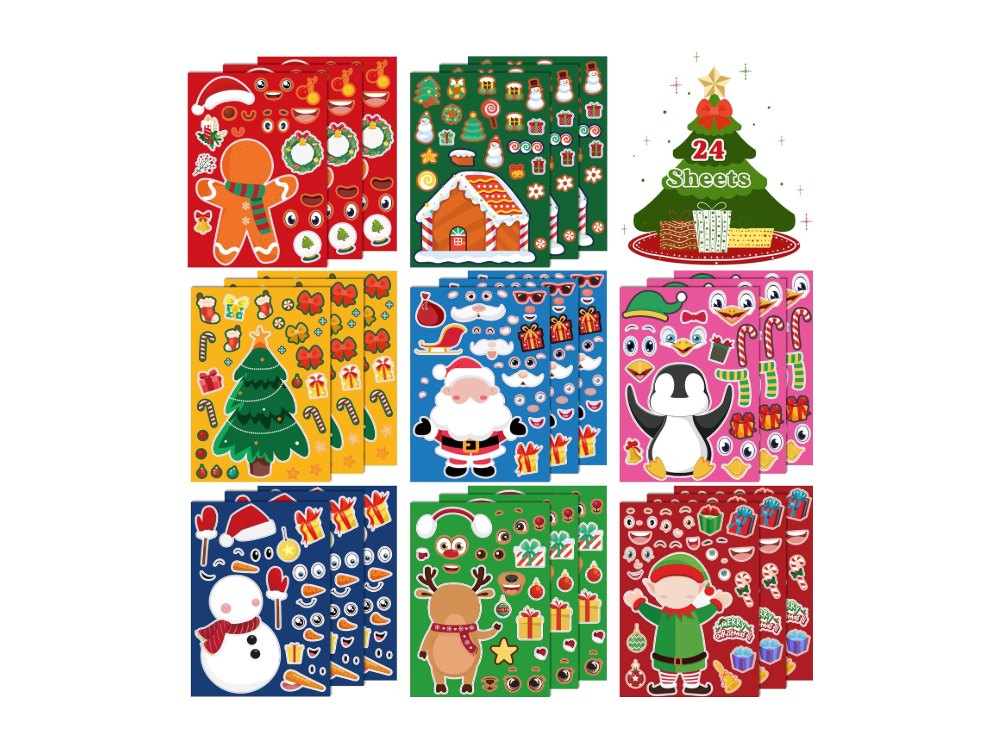 Christmas Stickers Stocking Stuffers for Kids