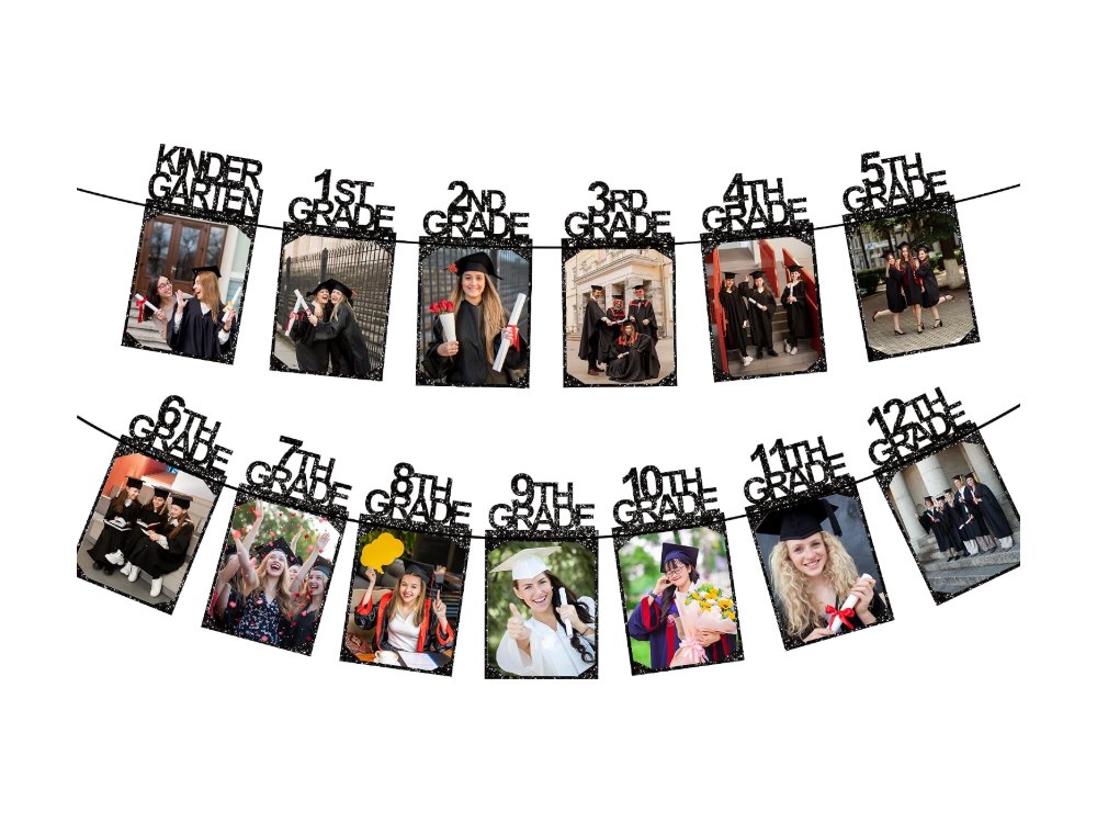 Congrats Grad Photo Banner for Graduation Decorations 2026