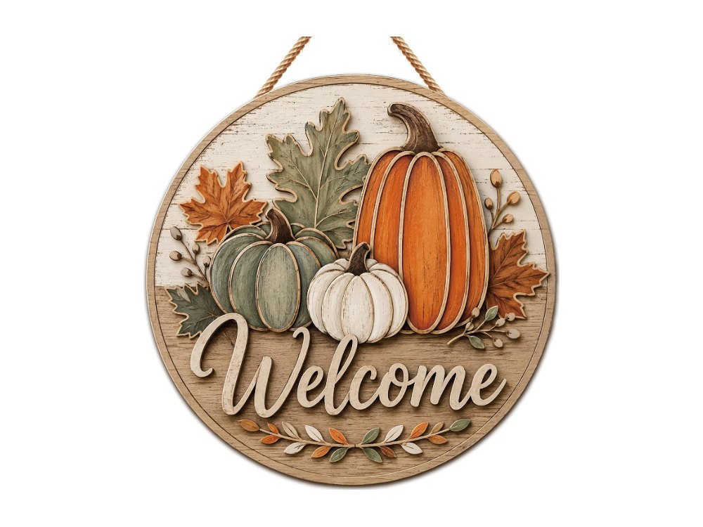Fall Decor Fall Welcome Sign for Front Door