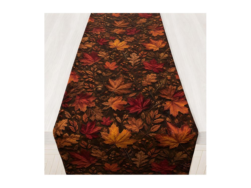 Fall Decor Maple Leaf Fall Table Runner for Thanksgiving
