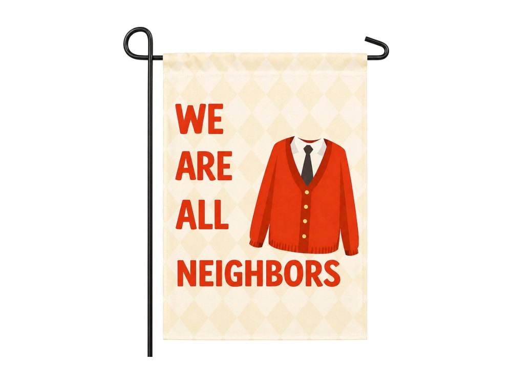 Fall Decor We Are All Neighbors Garden Flag for for Outdoor