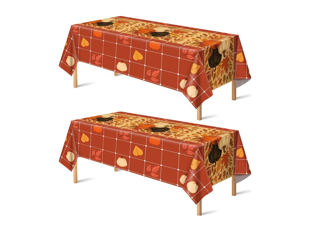 Fall Tablecloth Thanksgiving Decorations