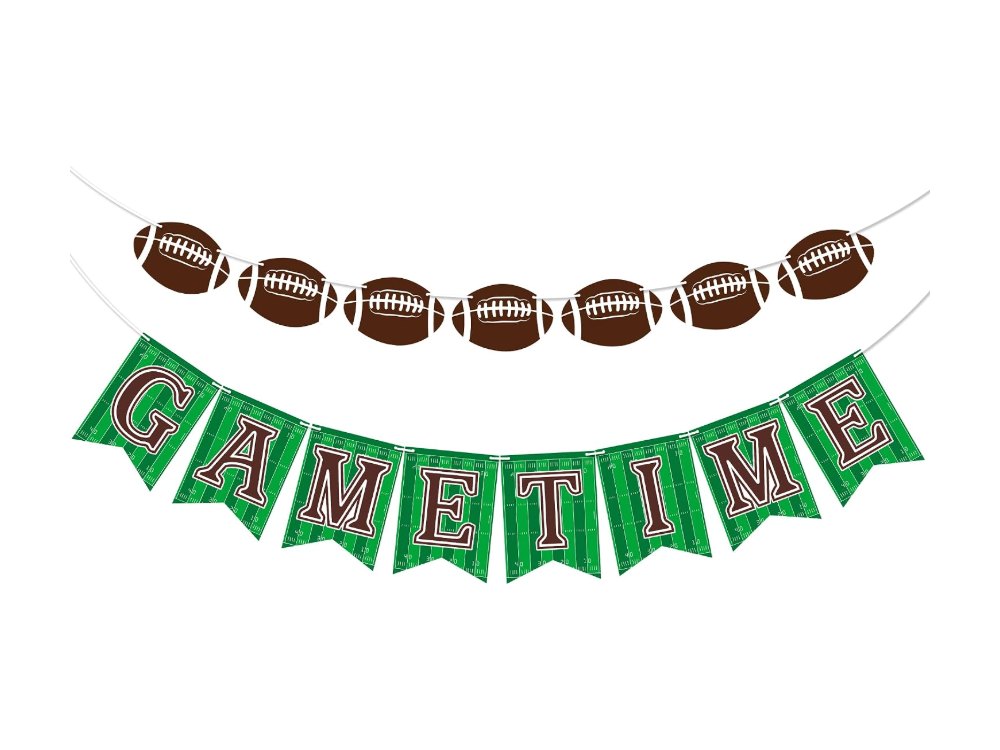 Football Party Decorations Football Banner for Super Games