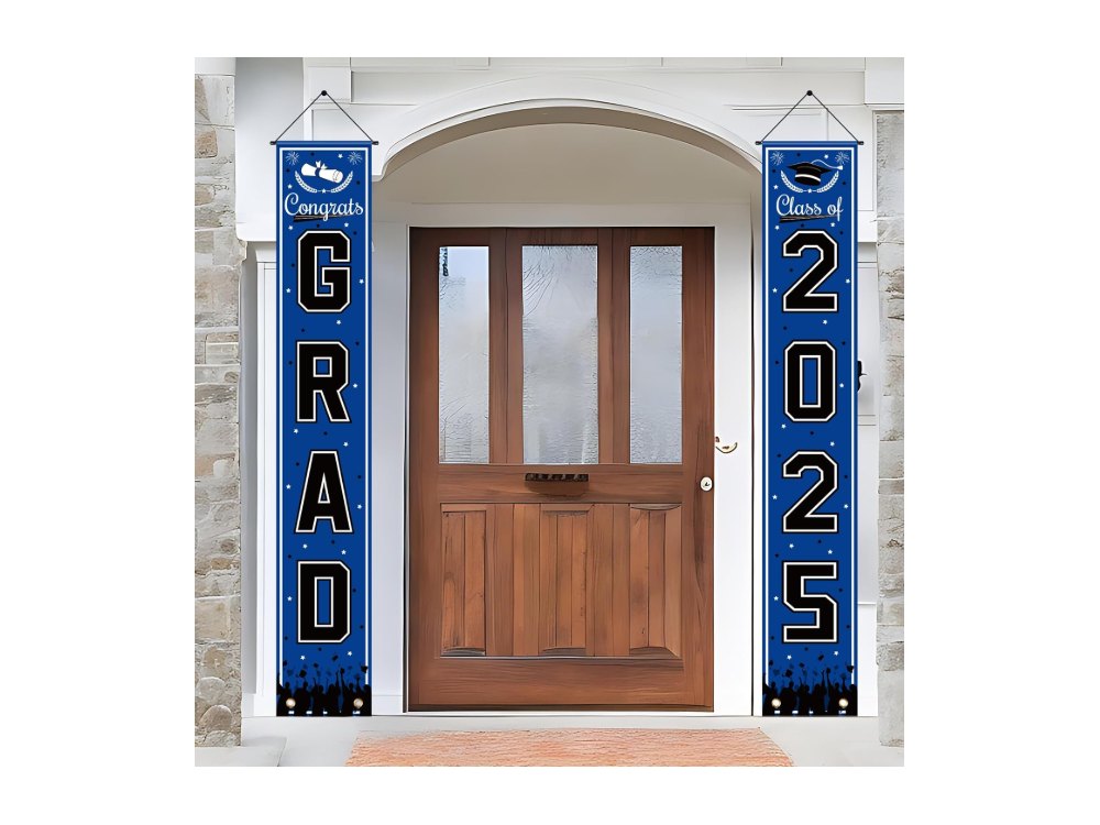 Graduation Tablecloth with Graduation Banner