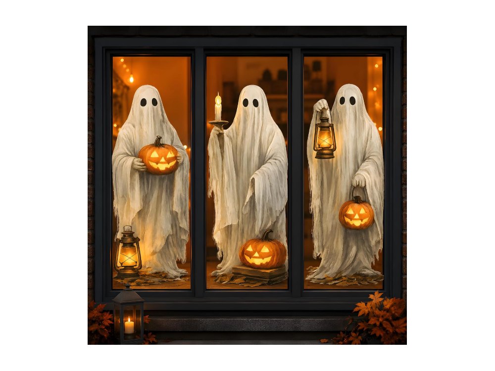 Halloween Decorations Ghost Window Clings for Halloween Party