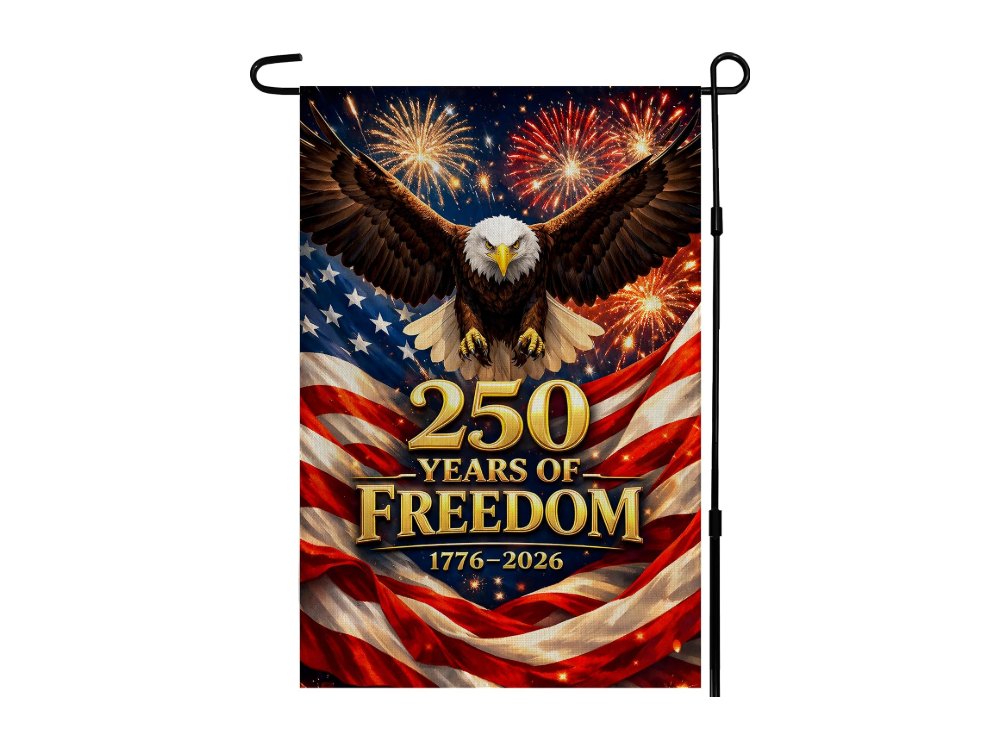 OHOME 250 Anniversary USA Garden Flag