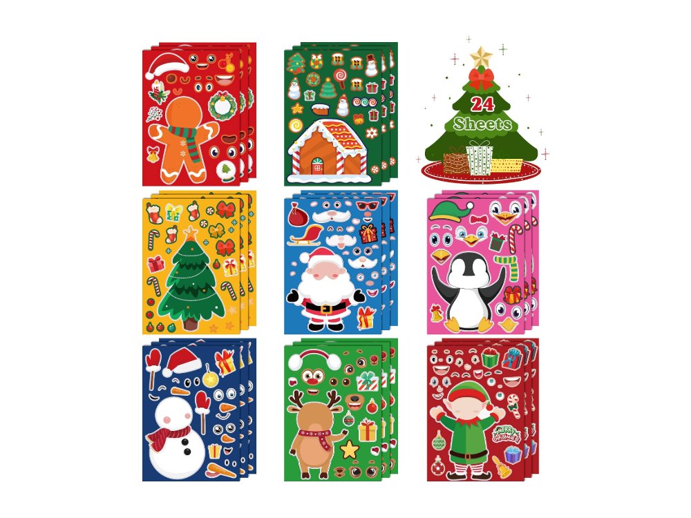 OHOME 500 PCS Christmas Gift Tags with Christmas Stickers